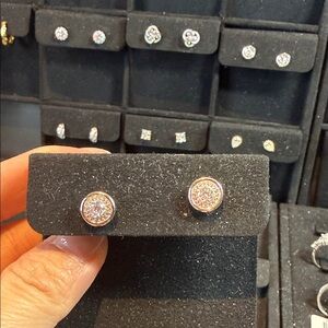 Elegant Gold Stud Earrings